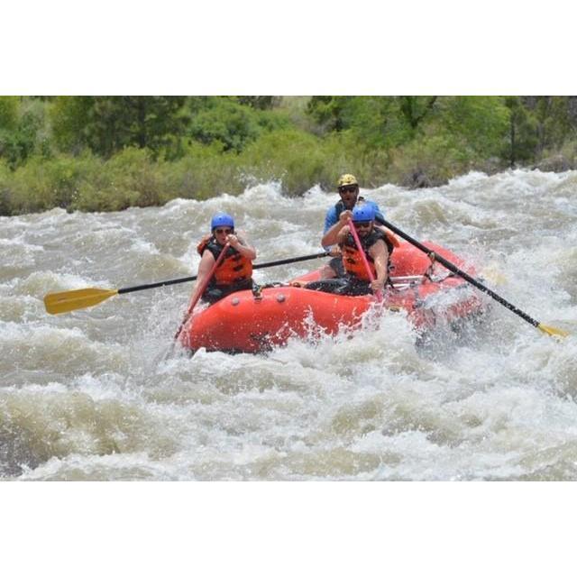 Whitewater rafting in Colorado on a very full Arkansas River