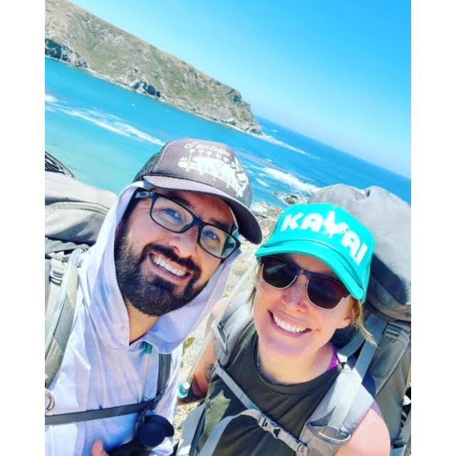 When I dragged Chris on a 3 day backpacking trip through Catalina