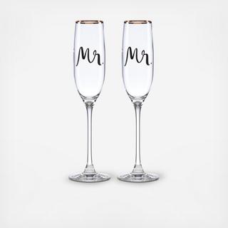 Bridal Party Champagne Flute