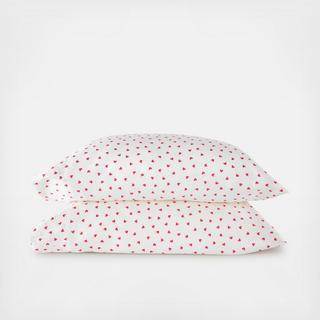Elegance Satin L'amour Pillowcase, Set of 2