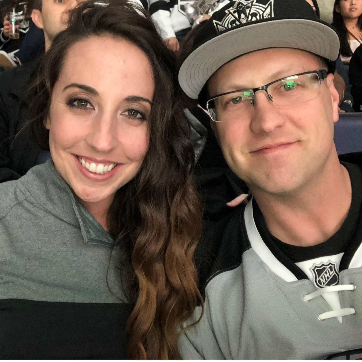 Our first photo ever.