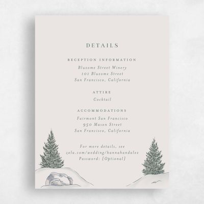 Light Greige, Beige Wedding Enclosure - Auburn
