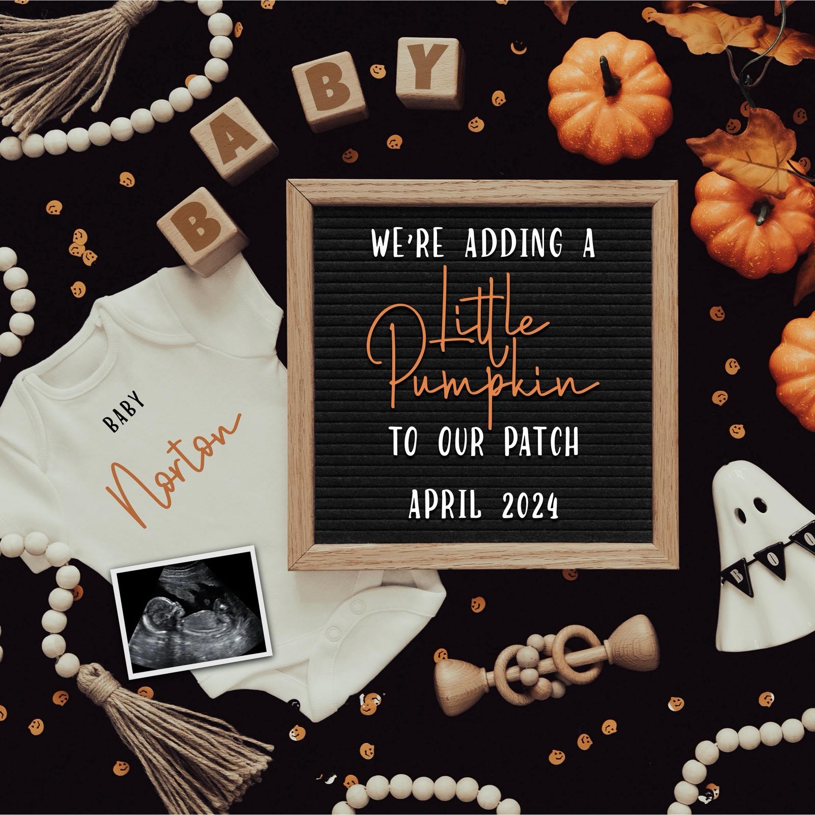 Welcoming our first baby together!