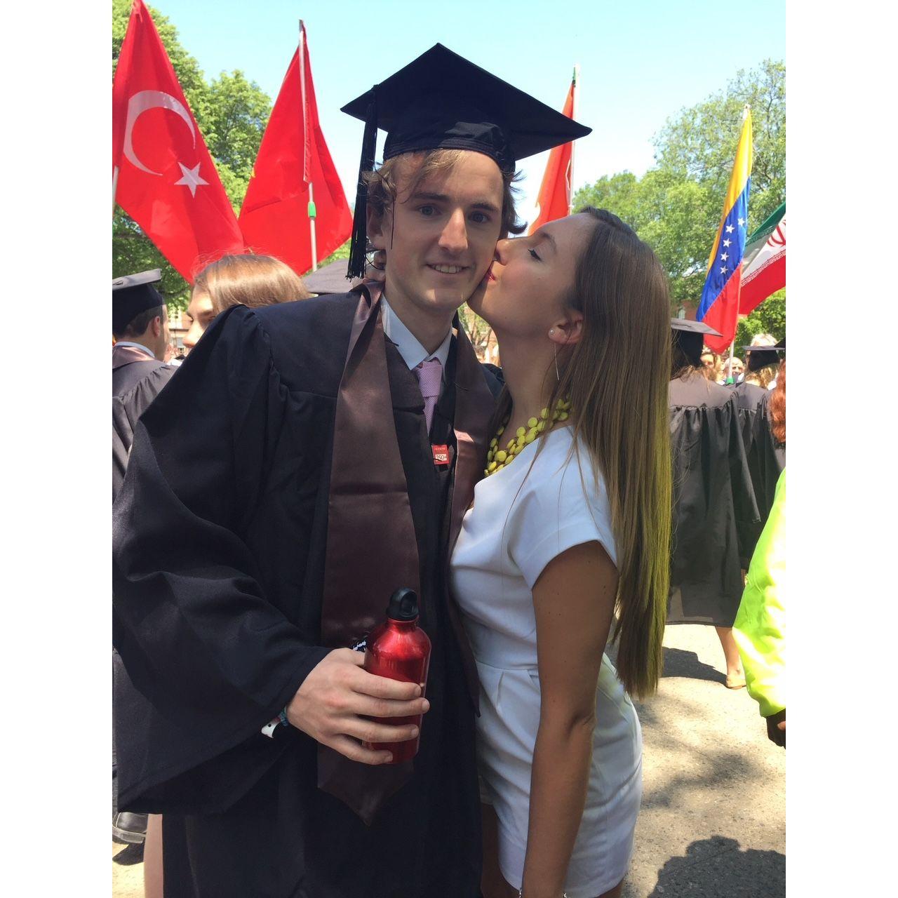 Matt's graduation from Brown