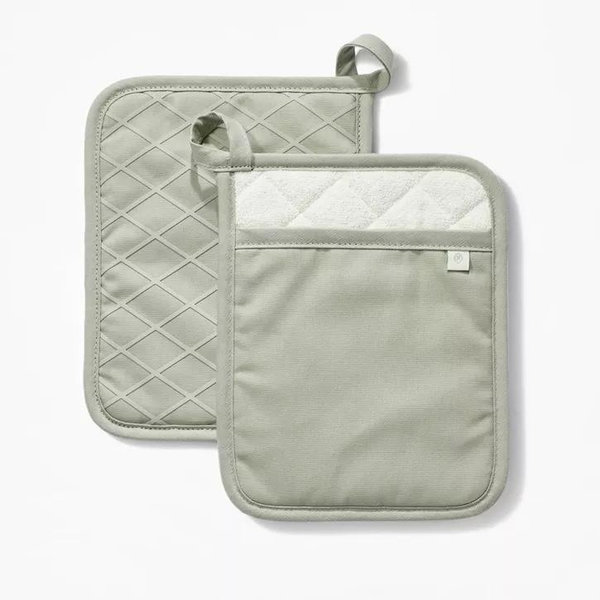 2pk Potholder - Figmint™ - Sage Green