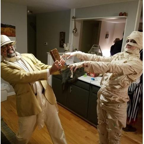 A mummy and a cursed Egyptologist