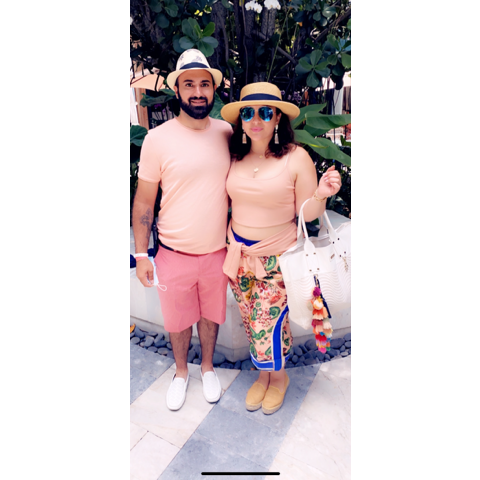 Brandon & Veolet's first time in Miami together.