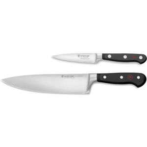 WÜSTHOF Classic 2-Piece Chef's Knife Set, Black