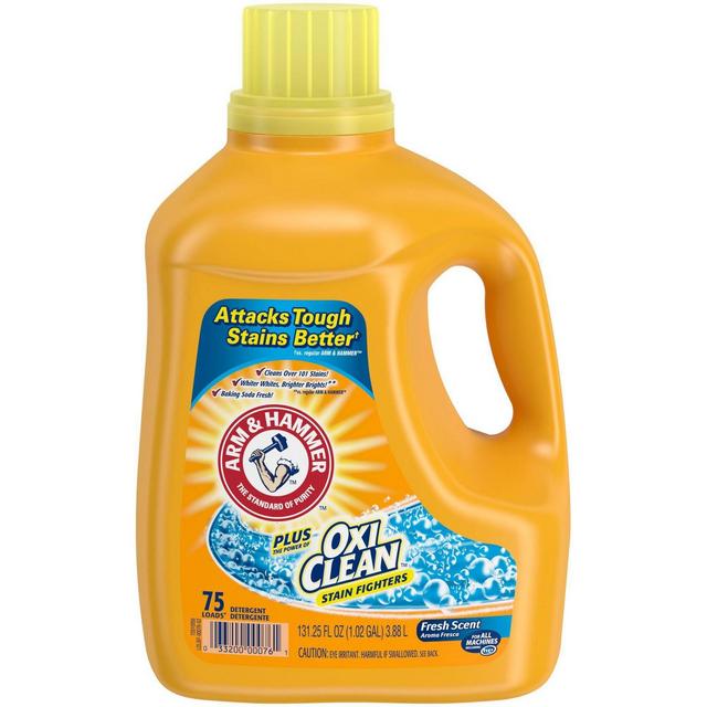 Arm & Hammer OxiClean Fresh Scent Liquid Laundry Detergent - 131.25 fl oz