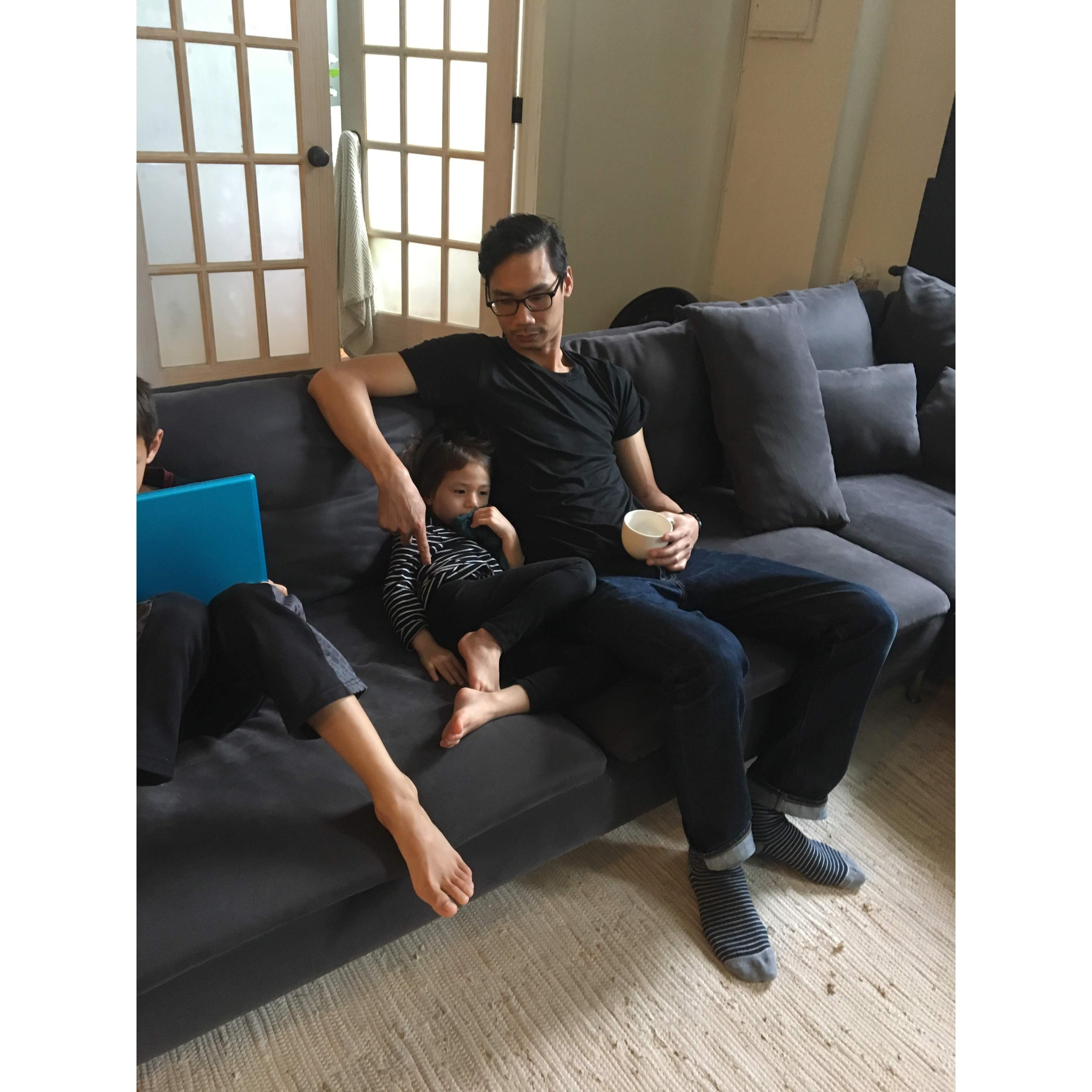 Henry pokes Jenna.