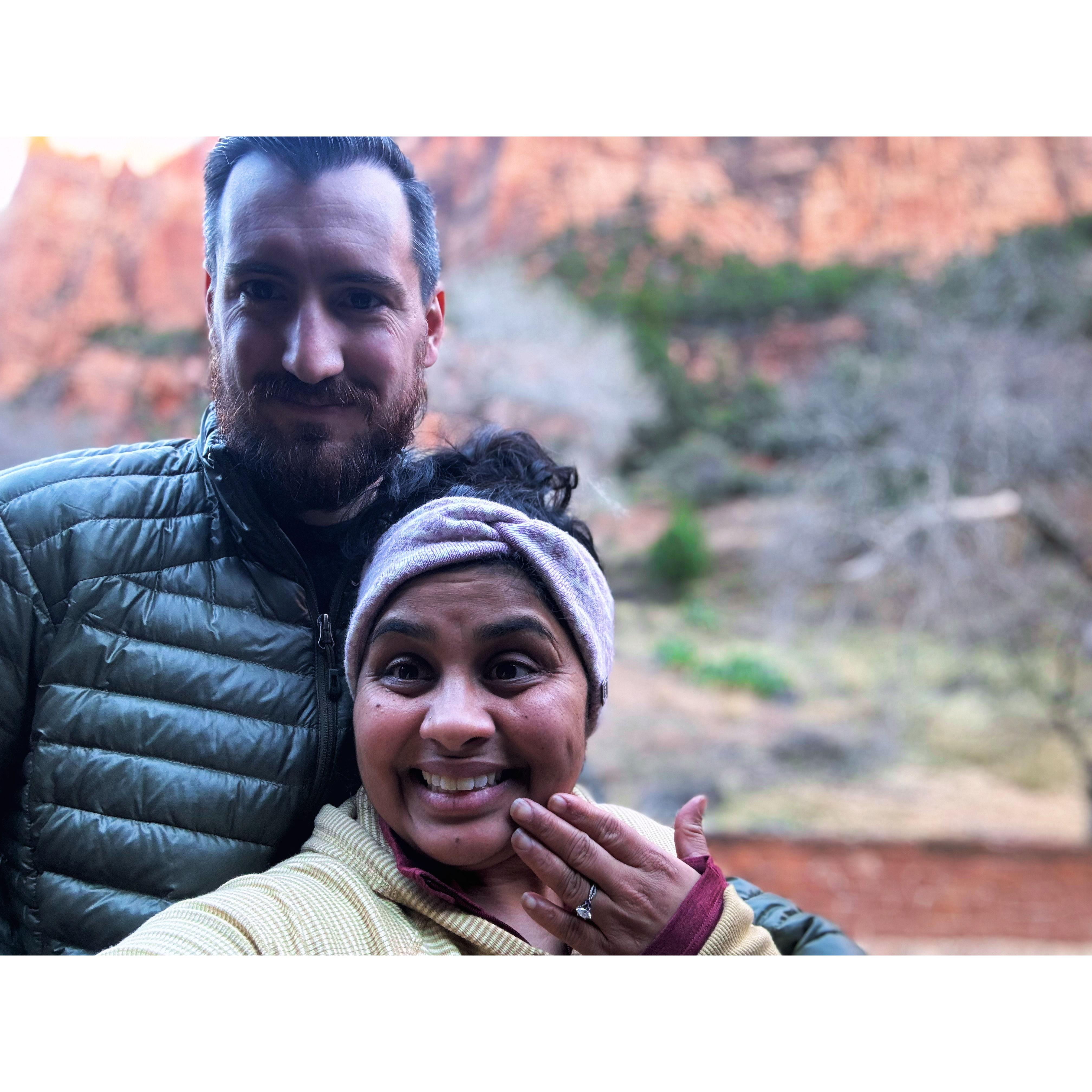 Our engagement photo
