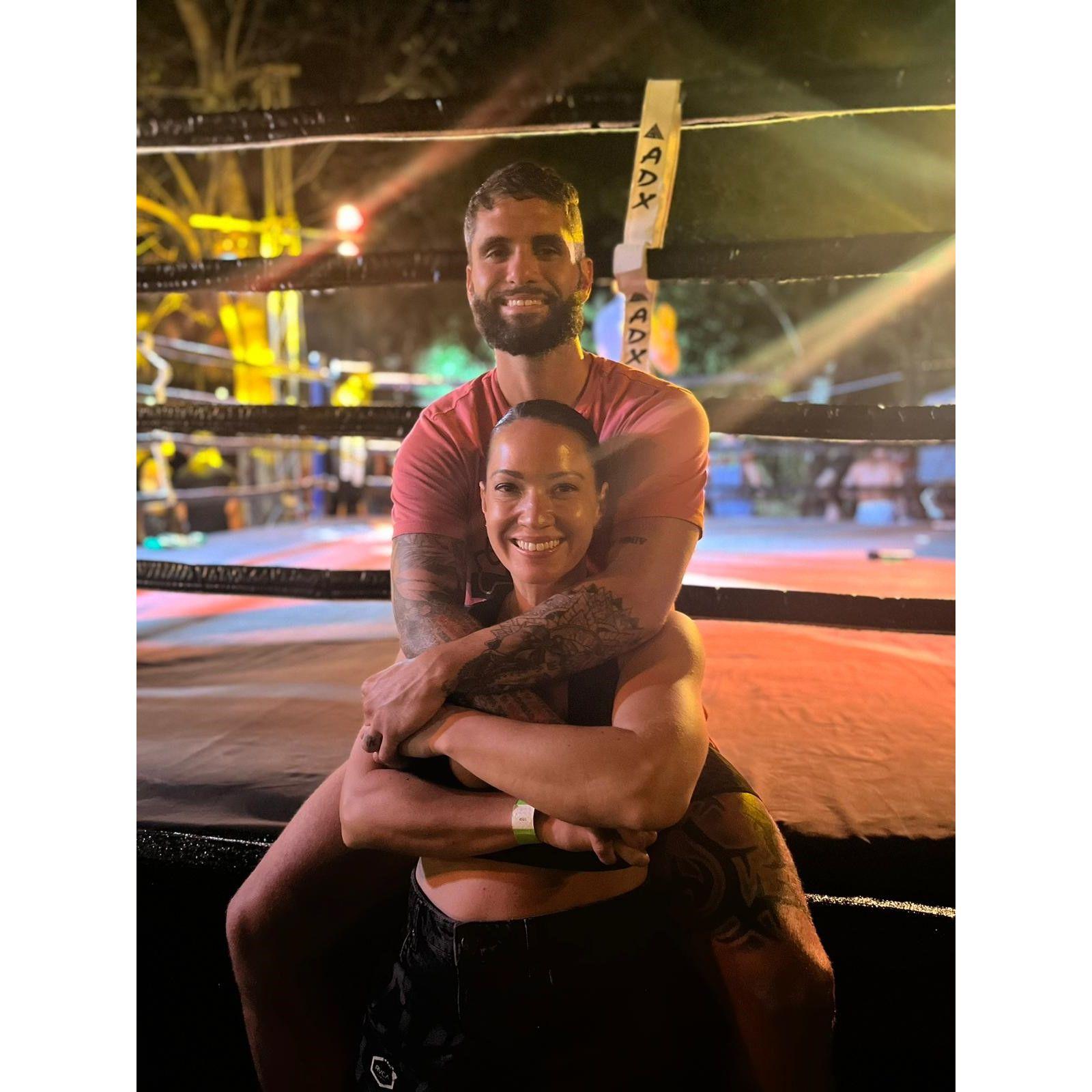 Right after a Victory in Tulum!