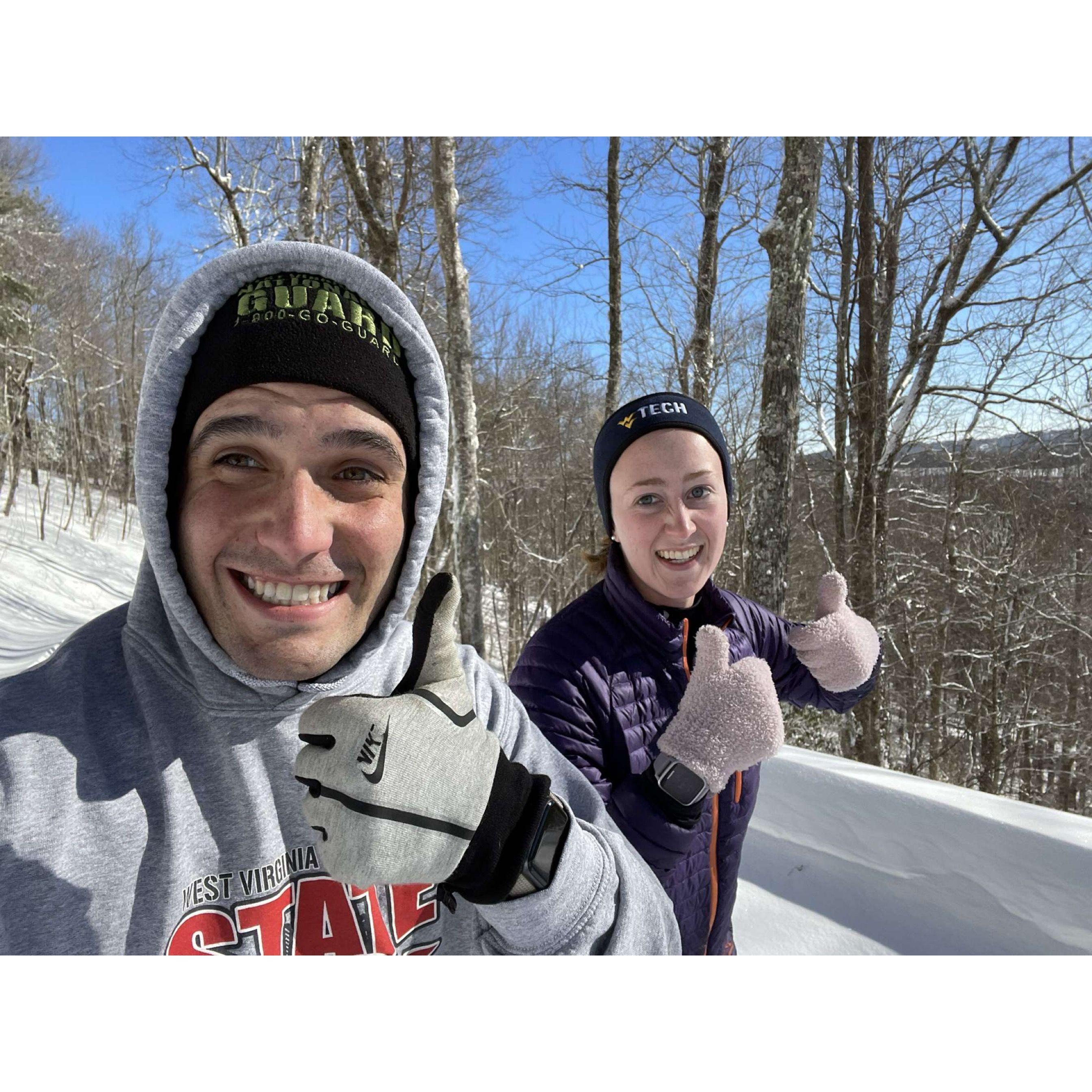 John loves running in the snow ;)