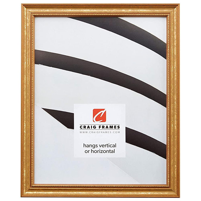 Craig Frames 314GD, Ornate Gold Picture Frame, 14 x 18 Inch