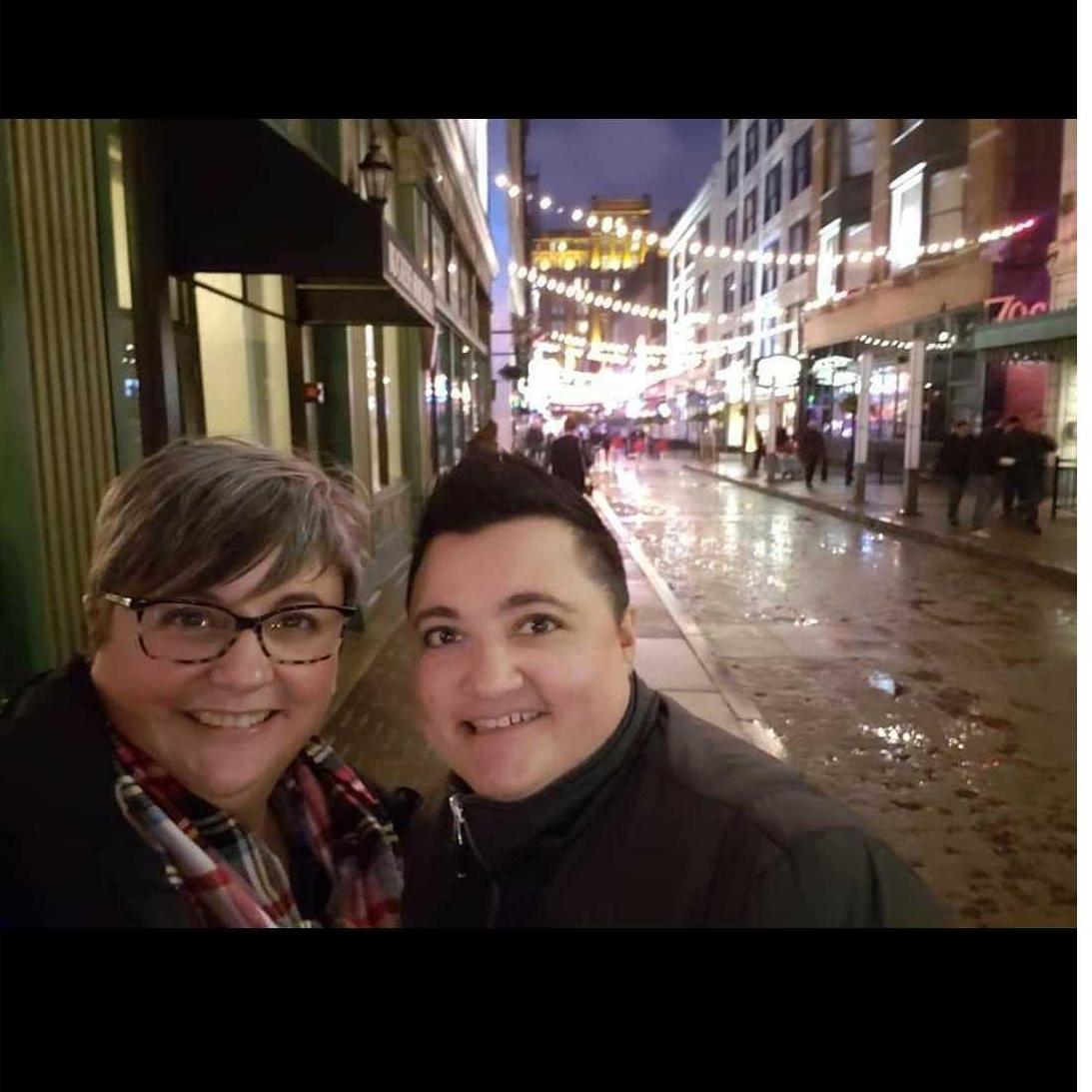 My first visit to Christine's home state of OHIO!  This was in Cleveland. 2018