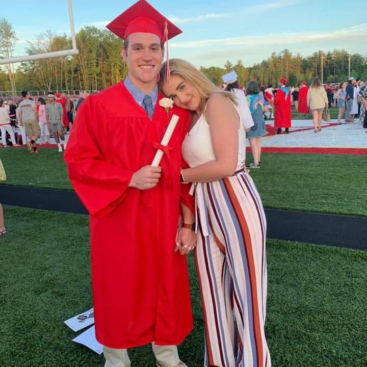 Nick’s high school graduation, 2019