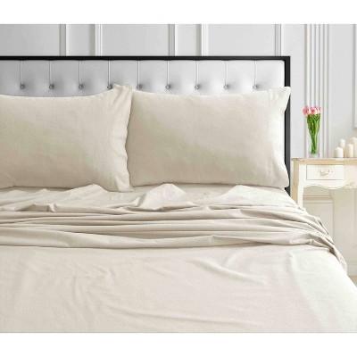 Solid Extra Deep Pocket Ultra Soft Flannel Sheet Set - Tribeca Living