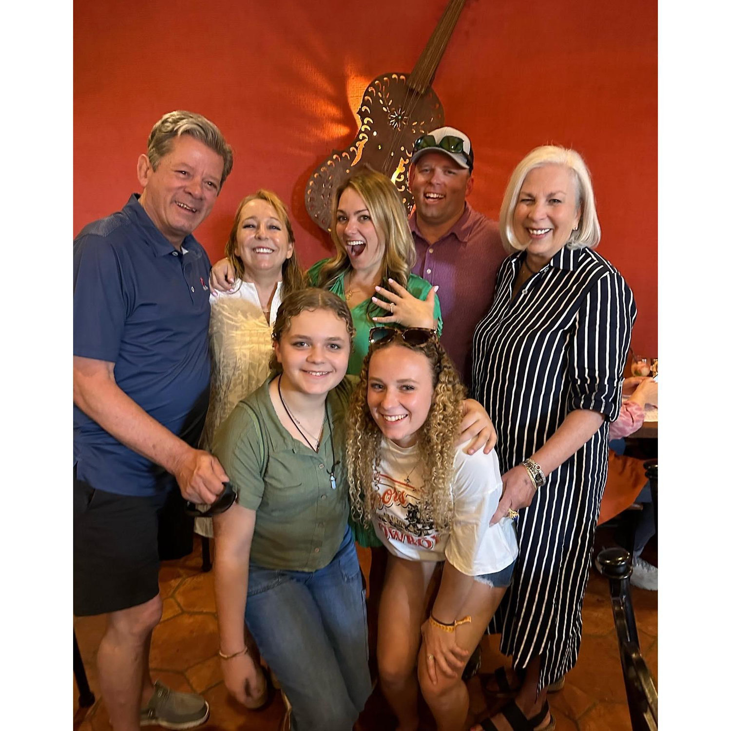 The family! Britt's mom & dad (Matt & Debbie), Keith's mom (Debbie) and girls (Audrey & Ava).