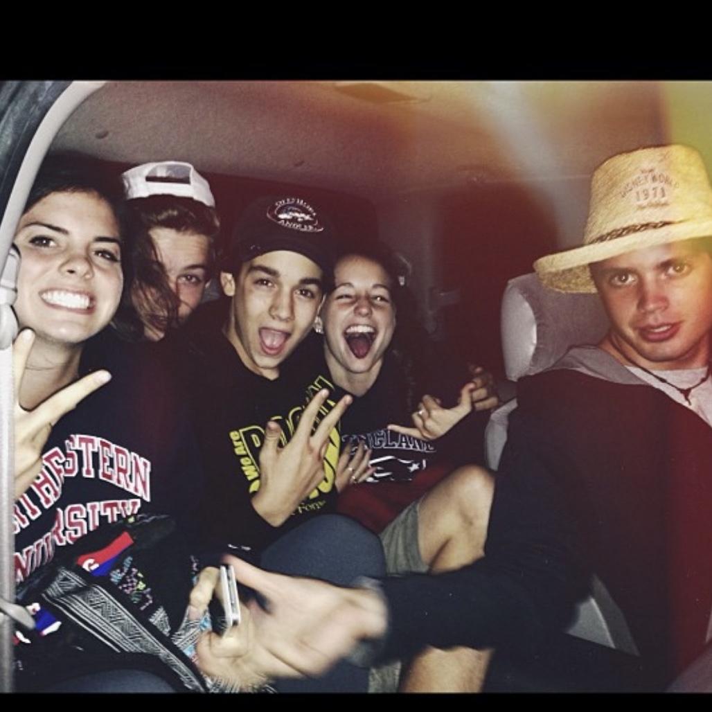 From 2013, after a beach fire with our friends