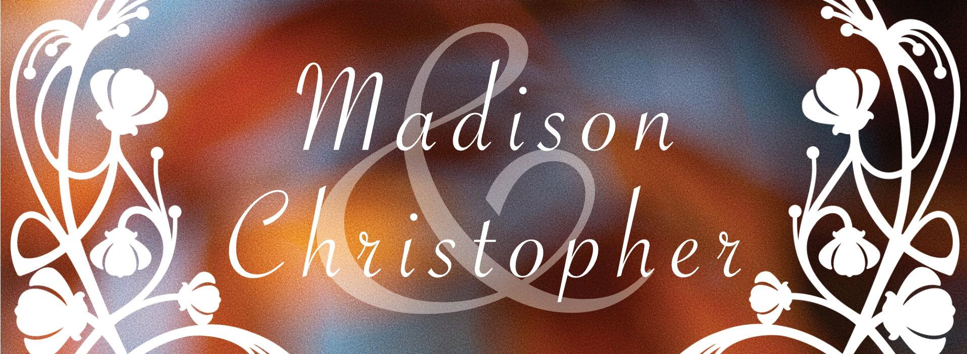 The Wedding Website of Christopher Sykora and Madison Pruden