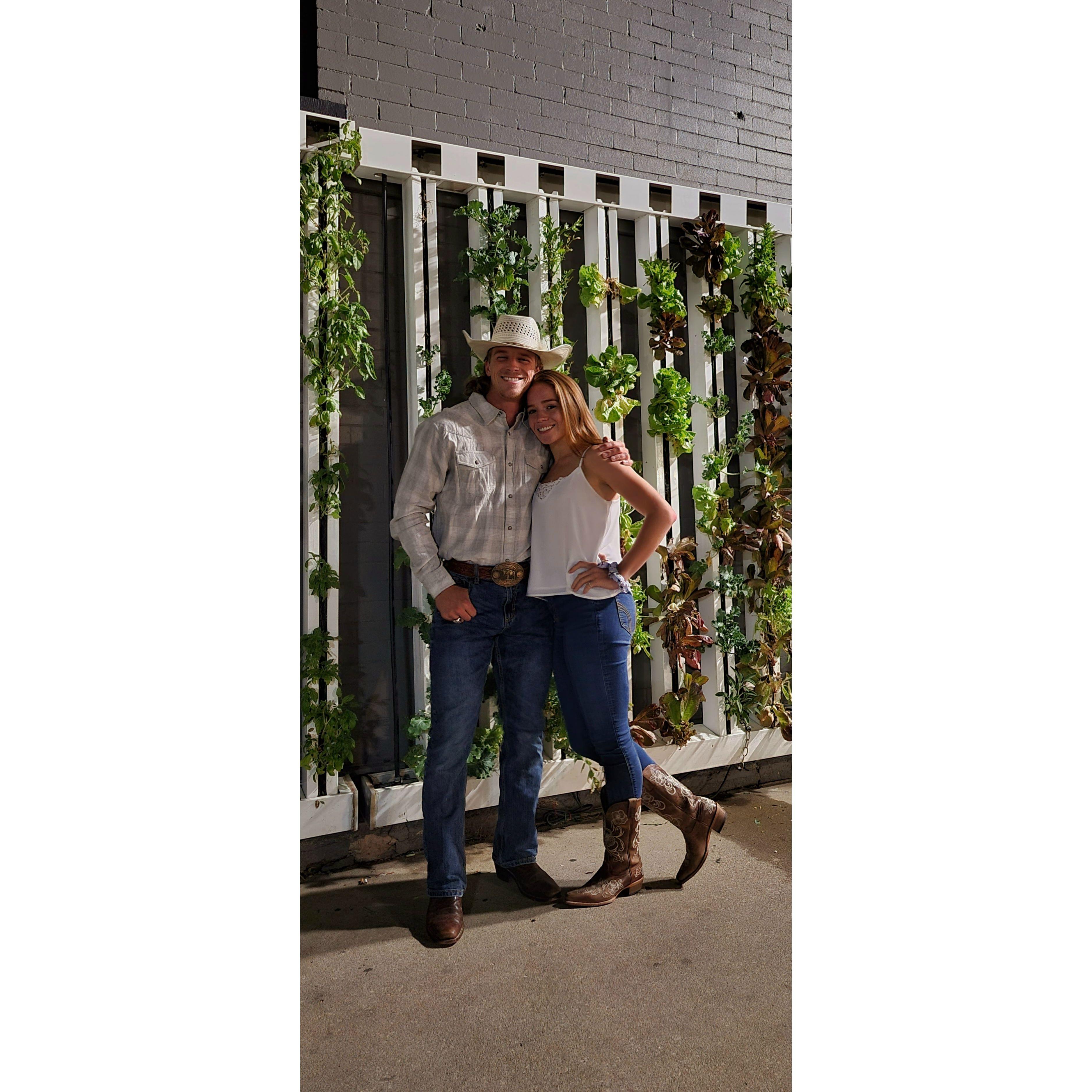 Dinner at Altitudes, "Our Old Married Couple Spot"