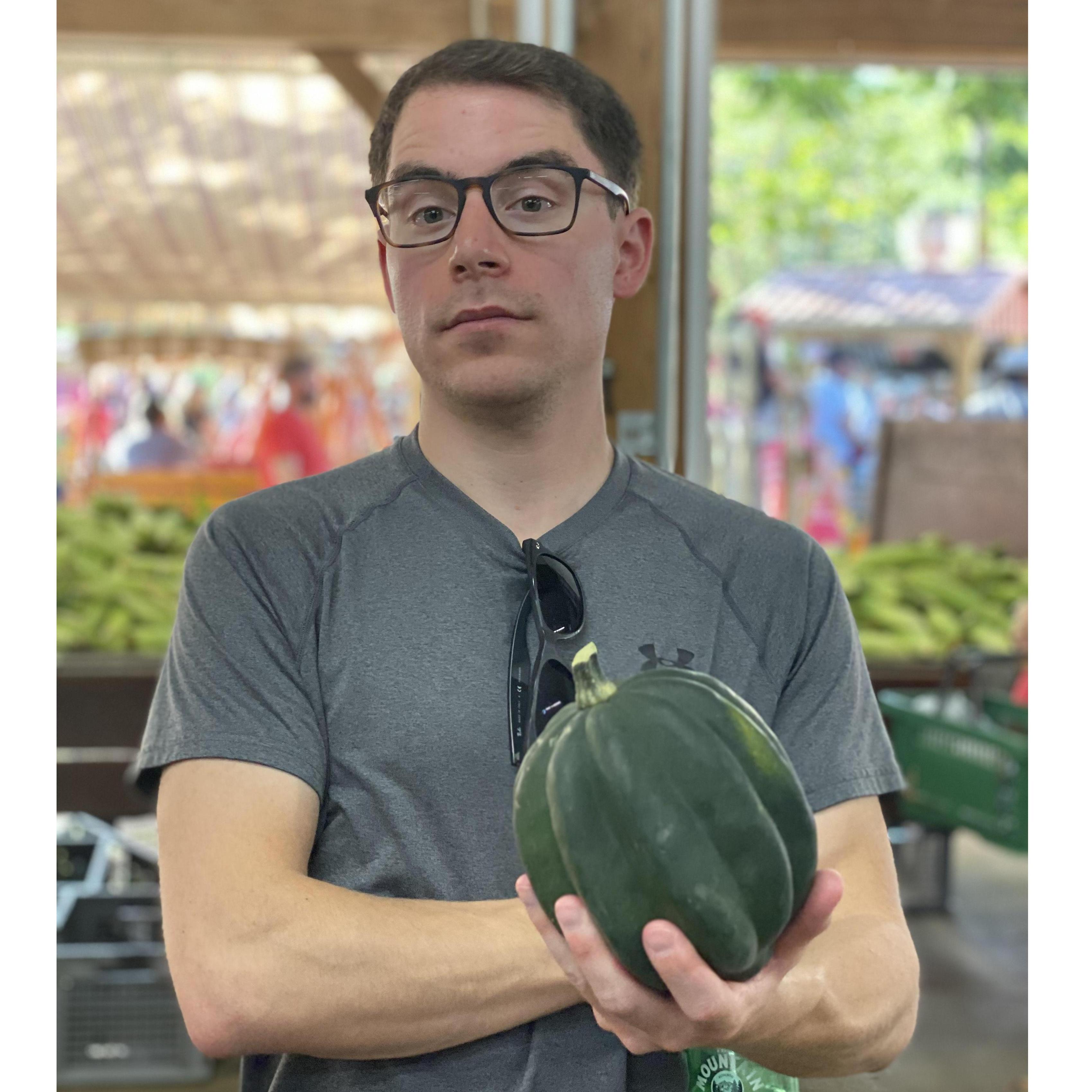 One of Cullen's favorite things in life - squash