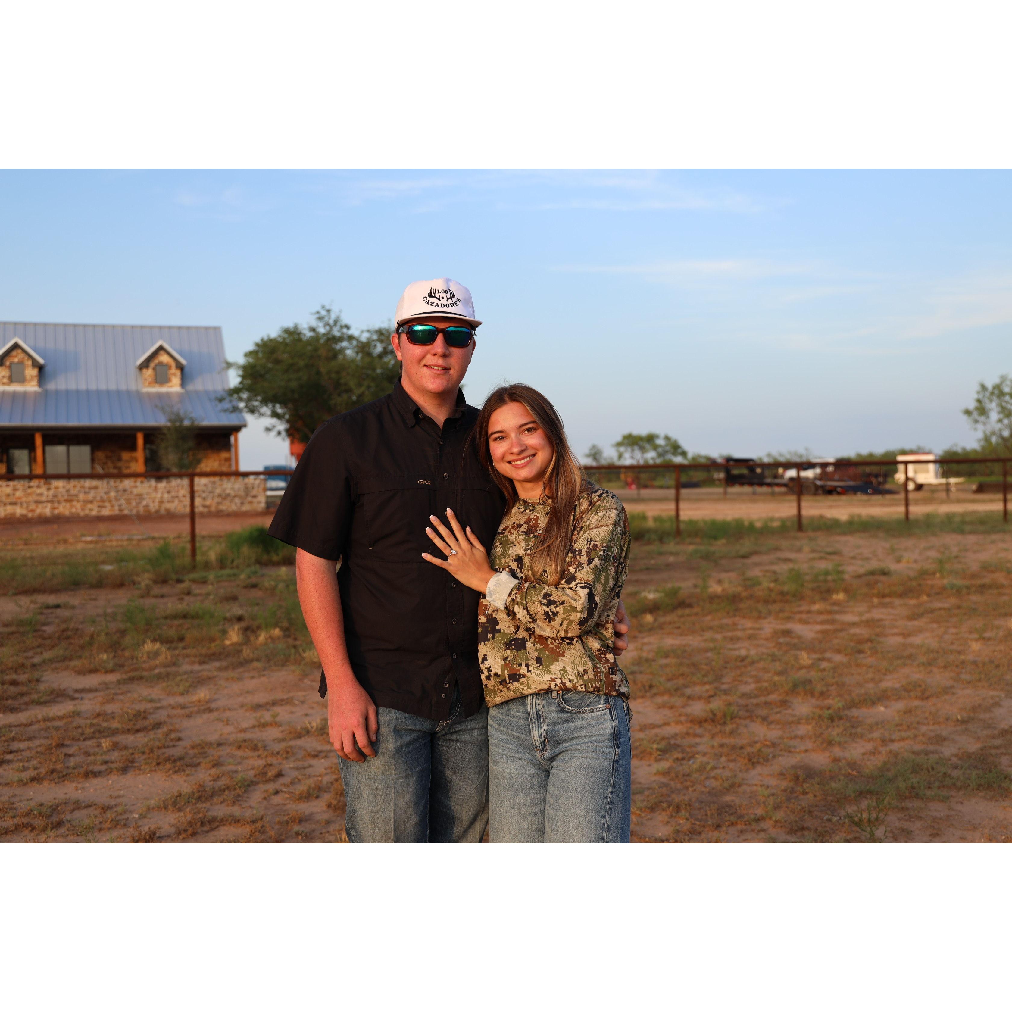 Right after he proposed