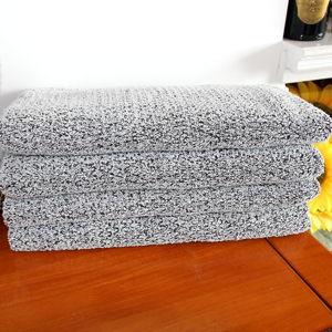 Diamond Jacquard Bath Sheet 2 Pack in Grey