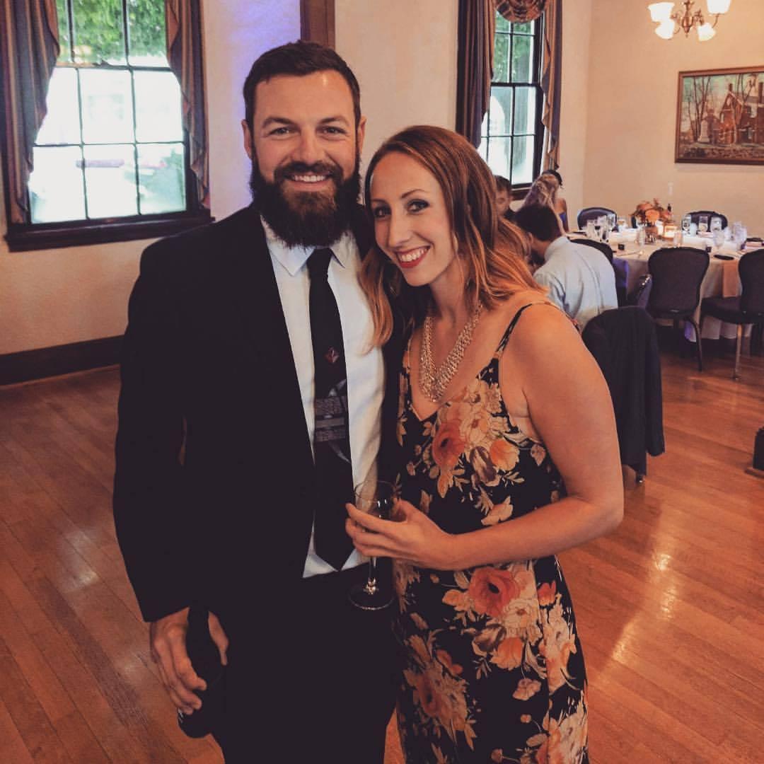 The First wedding in Virginia, coincidentally the first wedding we went to together.