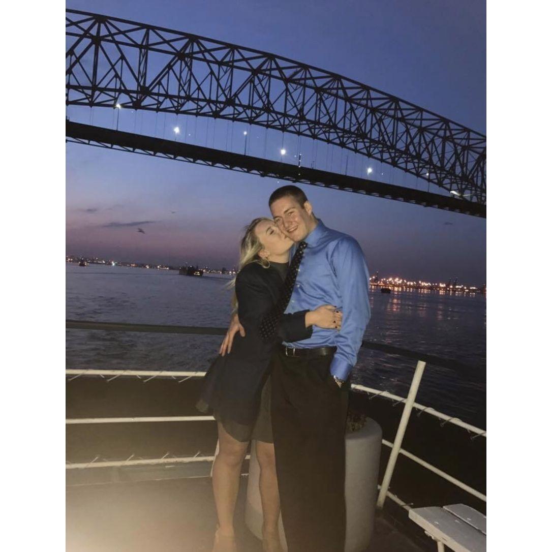 Our last college fraternity formal together in Baltimore, MD.