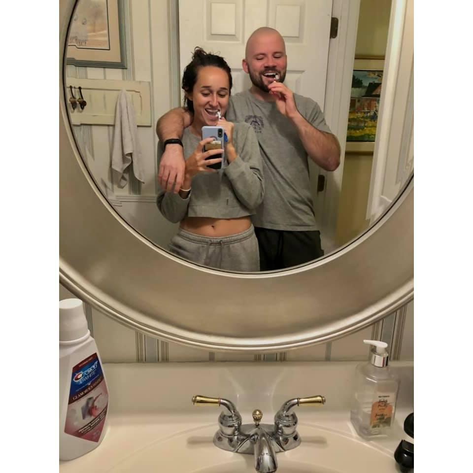 After a year of long distance, Pete moved down to NC.