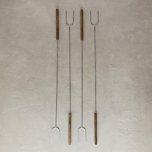 Campfire Roasting Sticks, Set of 4
