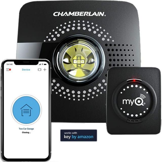 MyQ Smart Garage Door Opener Chamberlain MYQ-G0301 - Wireless & Wi-Fi enabled Garage Hub with Smartphone Control