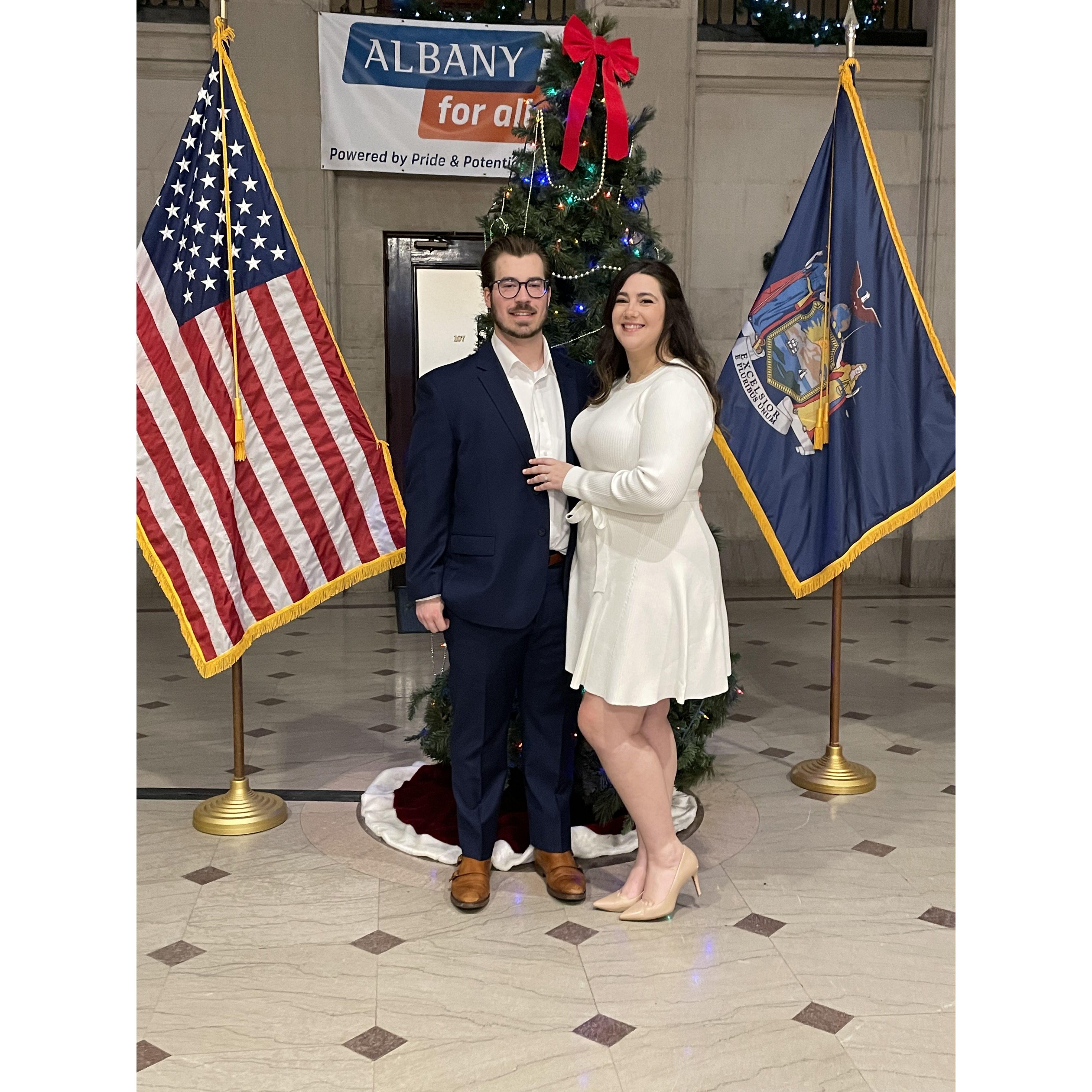 When we eloped!