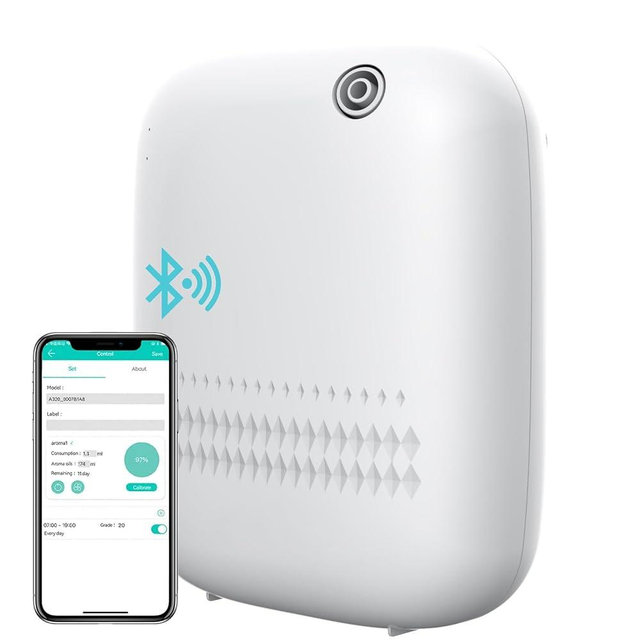 BAIESHIJI Upgraded Scent Air Machine for Home Cover Up to 2000 sq.ft, Hotel and Commercial Use Essential Oil Diffuser 400ML, Waterless Cold Air Diffuser for Home, Office