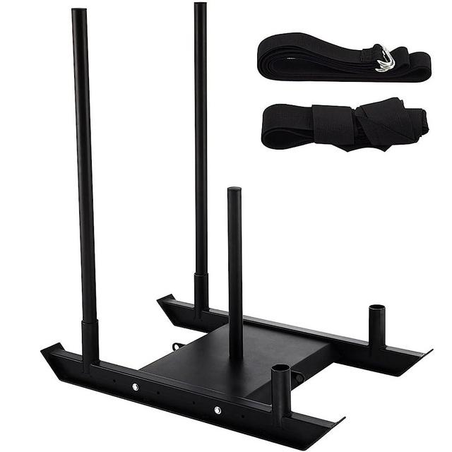 VEVOR Fitness Sled, Weight Training Sled, Premium Iron with Powder Coat Speed Training Sled for Athletic Exercise and Speed Improvement