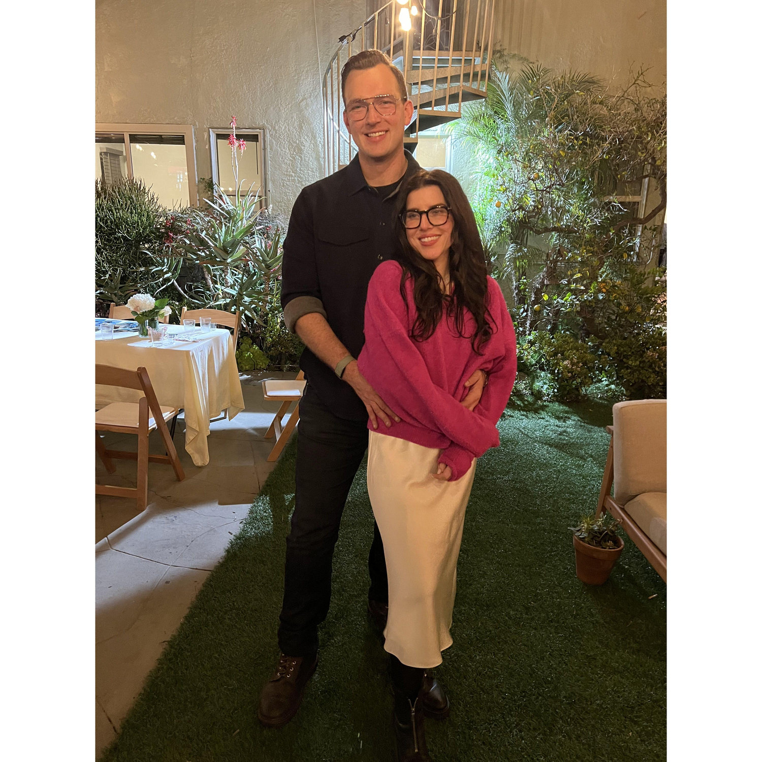 1.13.24 "Celebrating our engagement in our new home"