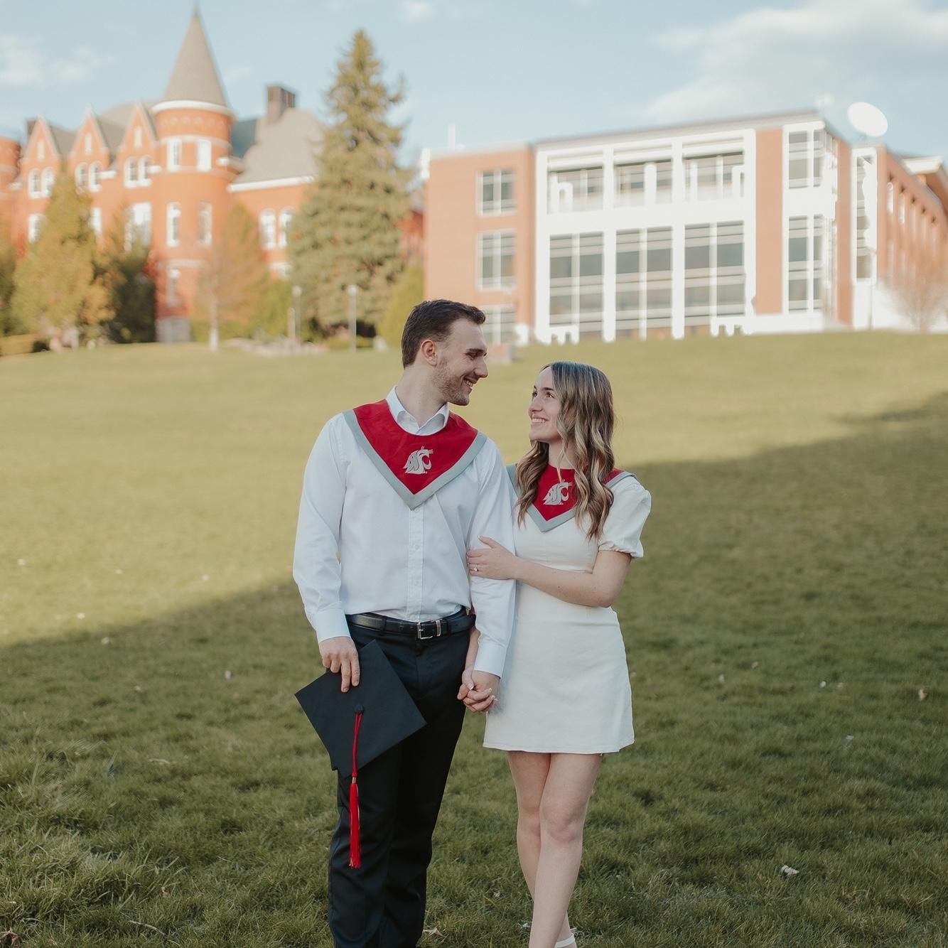To college graduation…