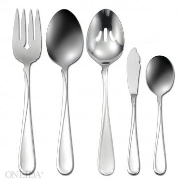 Oneida Flight 5 Piece Casual Flatware Serving Set
