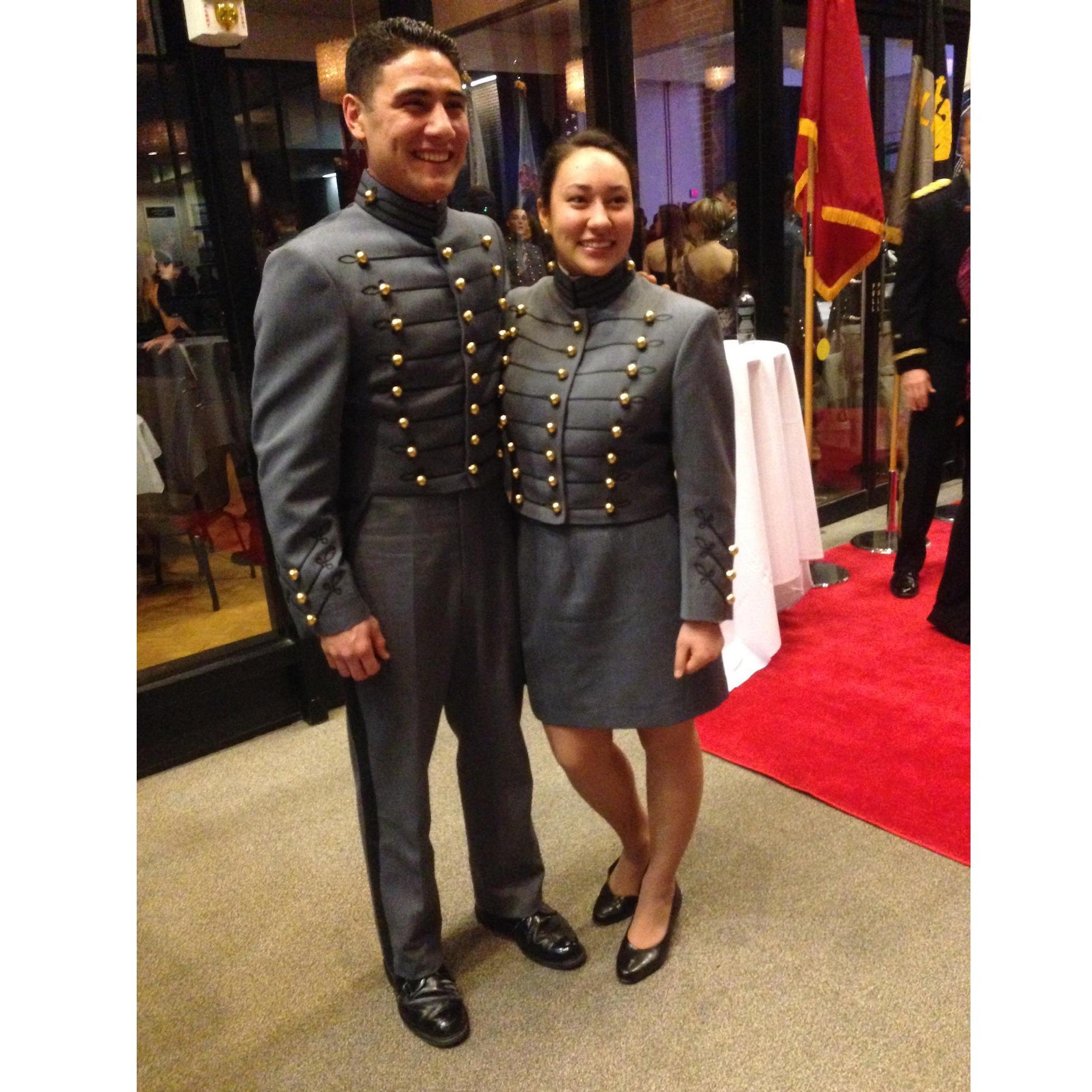 Plebe Parent Weekend, West Point (March, 2019)
The first weekend our parents met each for the first time. Jess's mom was surprised that we had "so much energy"!!