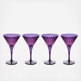 Prism Martini Glass, Set of 4