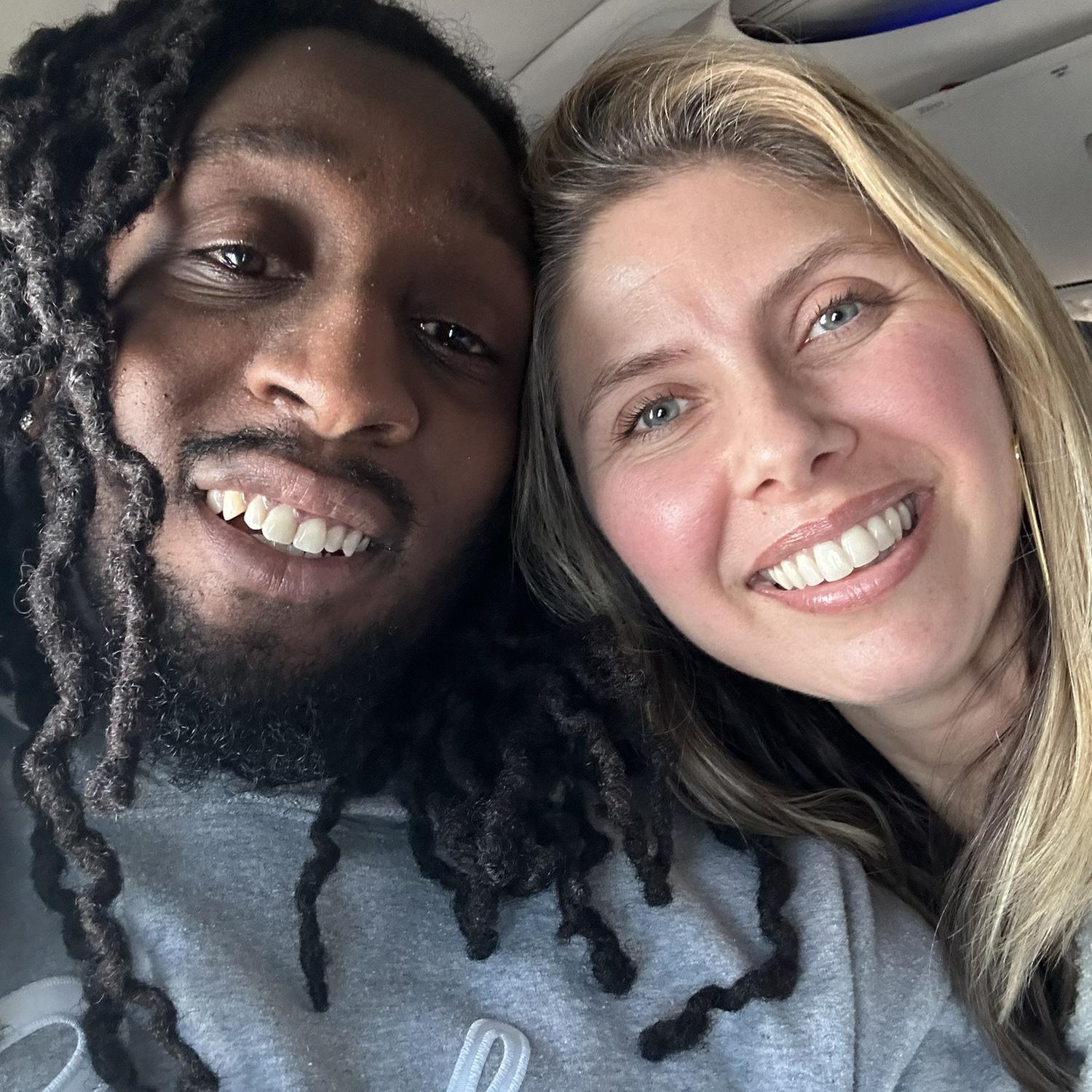 First flight together heading to Arizona where Jean met Keelan’s family for the first time during the Christmas holiday.❤️
