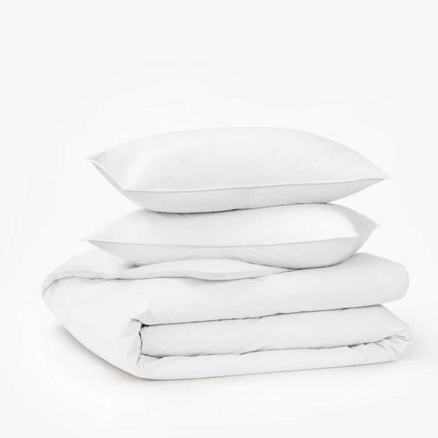 Percale Duvet Cover Set - Cloud/King