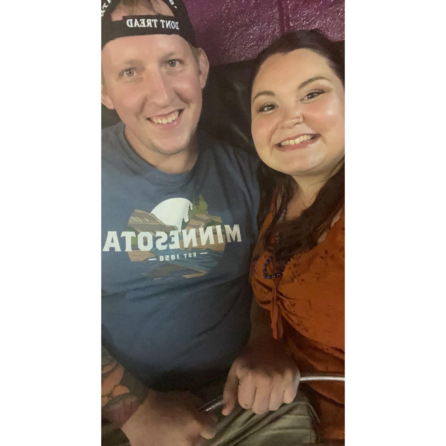 Kaleb's first ever Tilt-a-whirl ride at the Ridgeland Fair! September 2022