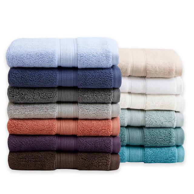 Madison Park 8-Piece White Cotton Towel Set