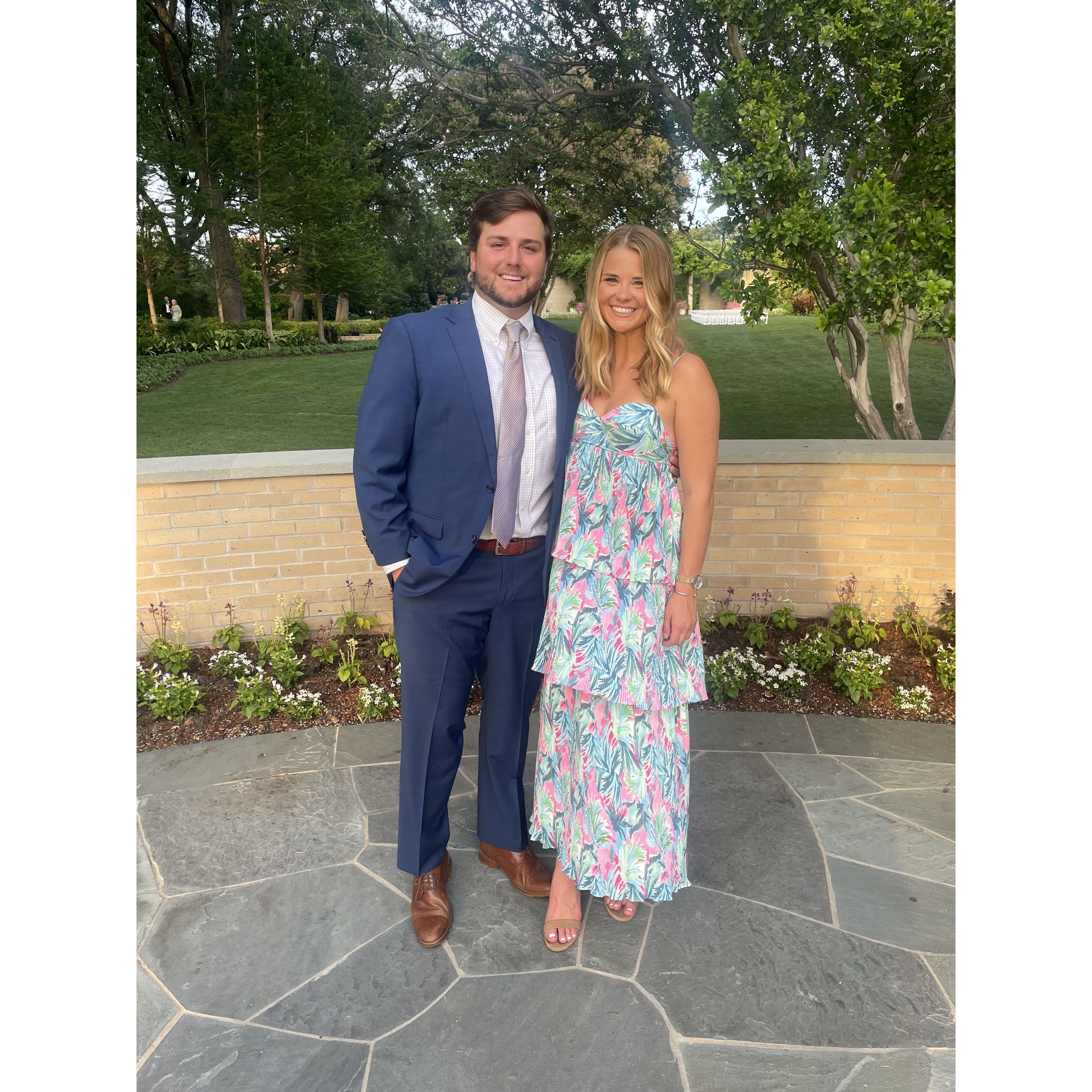 Celebrating our friend's wedding