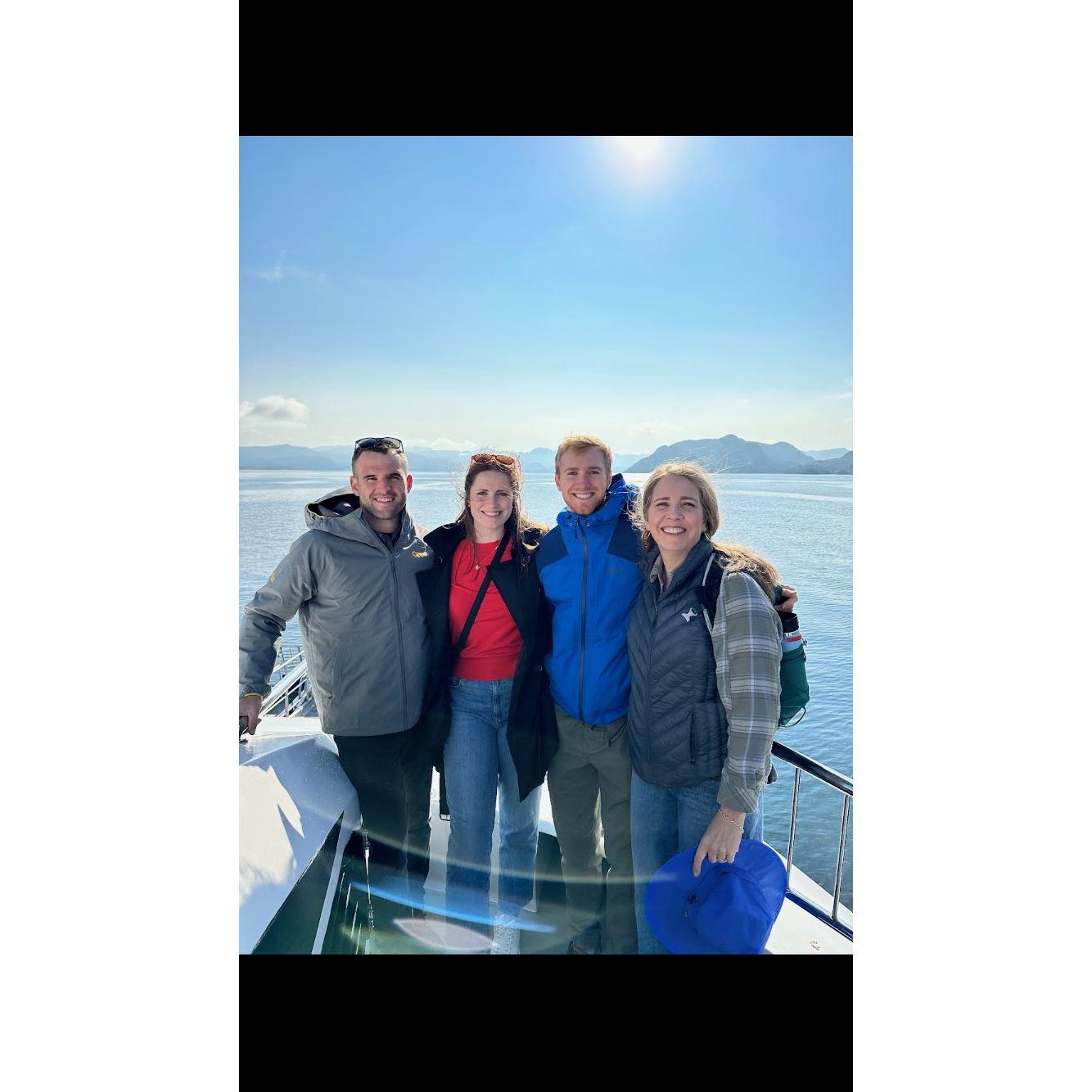 Fjord cruise in Stavanger, Norway.