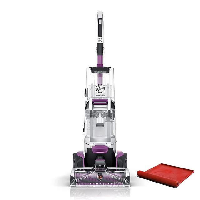 Hoover SmartWash Automatic Carpet Cleaner Spot Chaser Stain Remover Wand, Shampooer Machine for Pets, with Storage Mat, FH53050, Purple