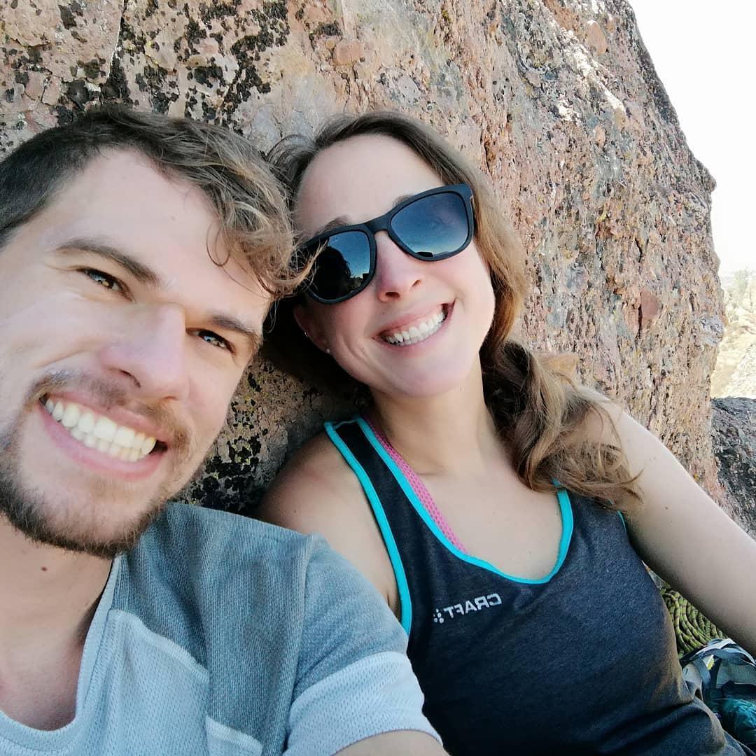 Pinnacles National Park - Shaun took Clare up her first ever multi-pitch climb!
