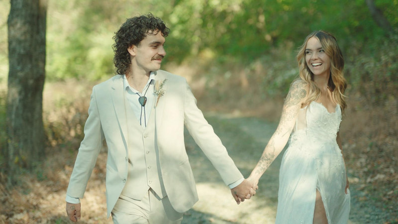 Emily & Brendan wedding film still